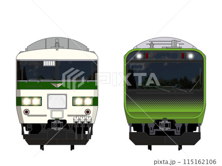 東京の列車No.5_185系200番台 / E235系 東京の列車No.5_185系200番台 / E235系 115162106