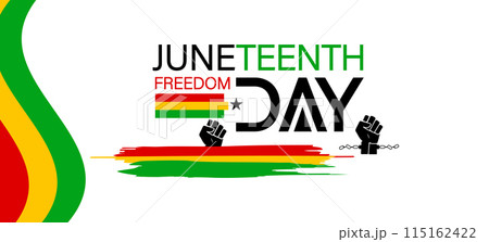 True Captivating Beautiful And Stunning Vector Design for Juneteenth Freedom Day Celebration 115162422