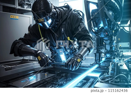 【AI生成】未来の生産工場エンジニア 330201 115162436