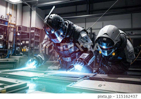 【AI生成】未来の生産工場エンジニア 330207 115162437