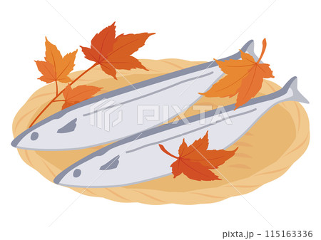 サンマのイラスト 115163336