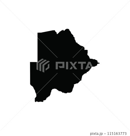 Botswana map icon Botswana map icon 115163773