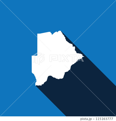 Botswana map icon Botswana map icon 115163777