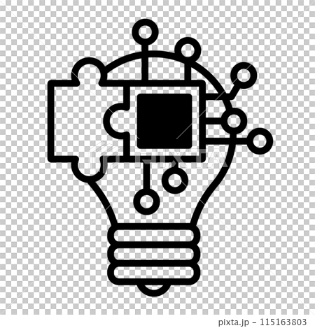 An icon that indicates compatibility with new technologies. 115163803