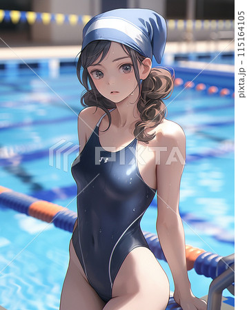 水着の女子高生 115164105