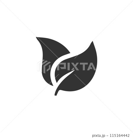 Leaves icon flat 115164442