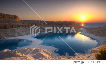 salt lake sunset salt lake sunset 115164938