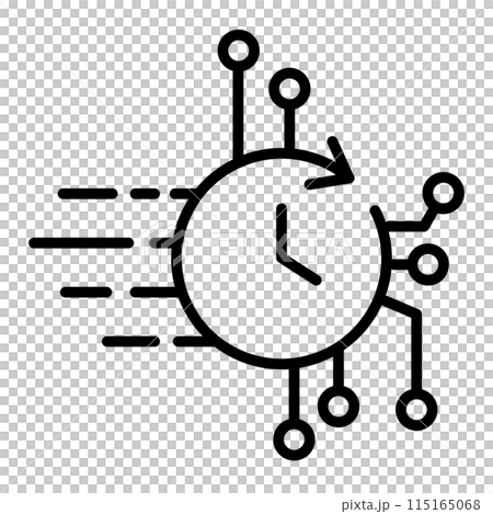 An icon of rapid change in IT. An icon of rapid change in IT. 115165068