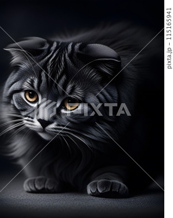 Scottish fold cat Scottish fold cat 115165941