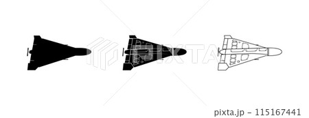 War drone Shahed, icon. 115167441