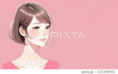 女性・女の子のイラスト素材 115168431