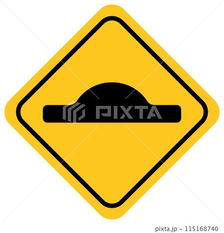 traffic sign, Cautionary Speed hump traffic sign, Cautionary Speed hump 115168740