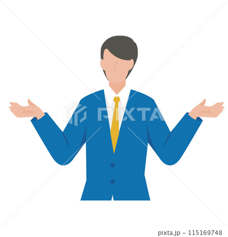 比較検討をする男性のビジネスパーソン 比較検討をする男性のビジネスパーソン 115169748