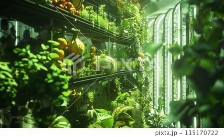 Growing food in an artificial environment 115170722