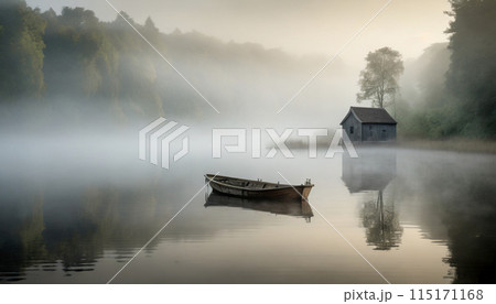 朝霧の湖畔 朝霧の湖畔 115171168