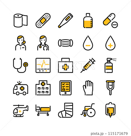 医療アイコン 医療アイコン 115171679