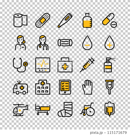 医療アイコン 医療アイコン 115171679