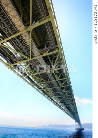 全長3,911 m・中央支間1,991 m!! 完成時は世界最長の吊橋…  パールブリッジこと【明】 115172041