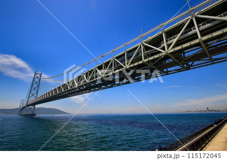 全長3,911 m・中央支間1,991 m!! 完成時は世界最長の吊橋…  パールブリッジこと【明】 115172045