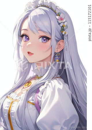 柔和な笑みを浮かべるプリンセス 115172101