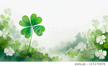 四つ葉のクローバー 115173070