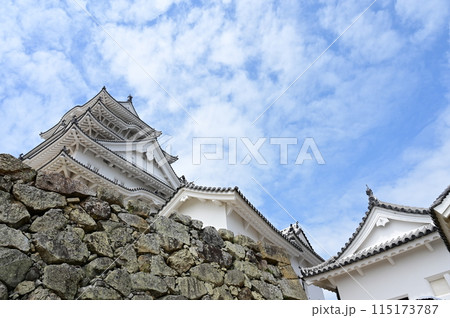帯郭櫓（腹切丸）から見える大天守　姫路城 115173787