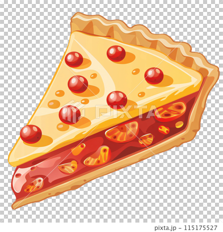 Flat Illustration of Isolated Dessert Sweet 115175527