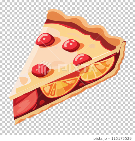Flat Illustration of Isolated Dessert Sweet 115175529