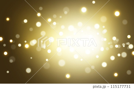 Golden luxury bokeh soft light abstract backgrounds, Vector eps 10 illustration bokeh particles 115177731