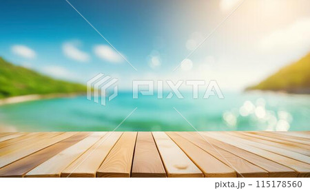 美しい夏の風景 115178560