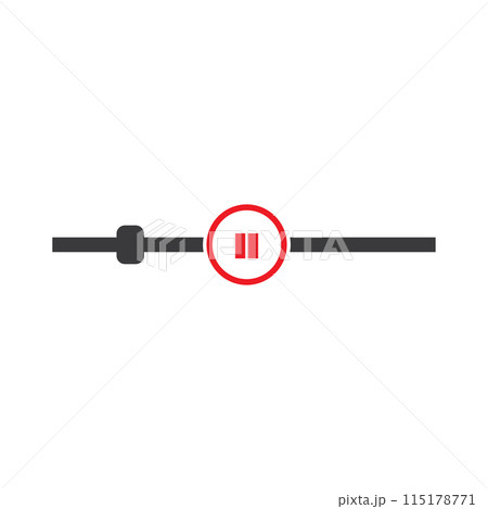 Audio icon flat design 115178771