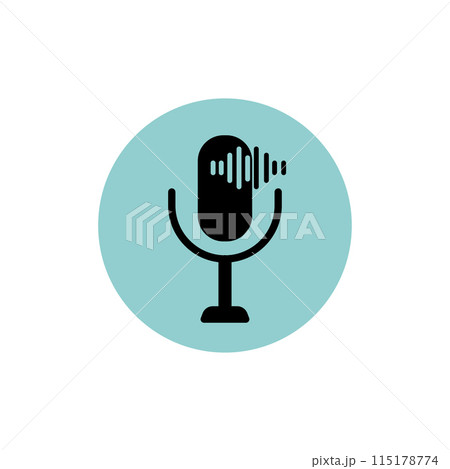 Audio icon flat design Audio icon flat design 115178774