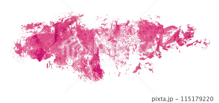 Pink paintbrush isolated on white background. Watercolor Pink paintbrush isolated on white background. Watercolor 115179220