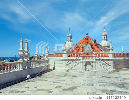 Church roof in Lisbon, Portugal. Church roof in Lisbon, Portugal. 115182349