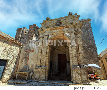 Chiesa di San Cataldo Erice street, Sicily, Italy 115182365