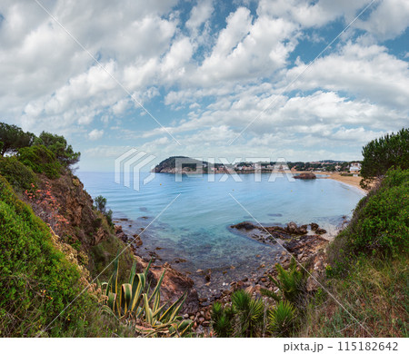 Summer La Fosca beach, Palamos, Spain. 115182642
