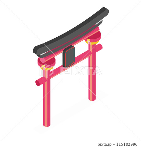 3D Isometric Flat Vector Set of Japan Collection, Ancient Culture Items. Item 6 3D Isometric Flat Vector Set of Japan Collection, Ancient Culture Items. Item 6 115182996