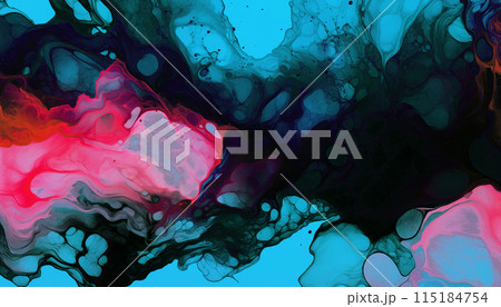 mesmerizing abstract liquid ink flow swirls, background pattern, vibrant neon purple blue pink red mesmerizing abstract liquid ink flow swirls, background pattern, vibrant neon purple blue pink red 115184754