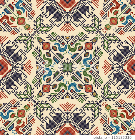 Bulgarian embroidery pattern 116 115185330
