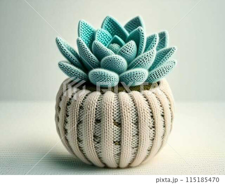 かわいいあみぐるみ多肉植物 観葉植物 かわいいあみぐるみ多肉植物 観葉植物 115185470