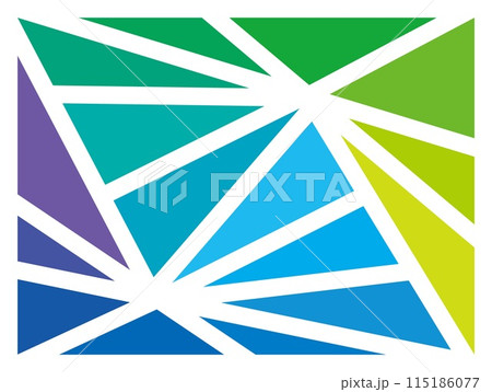 幾何学模様 グラデーション カラフル 幾何学模様 グラデーション カラフル 115186077