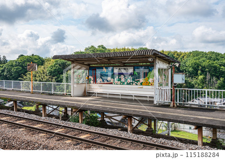 JR西日本関西線 月ケ瀬口駅 京都府南山城村 JR西日本関西線 月ケ瀬口駅 京都府南山城村 115188284