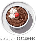 Chocolate mousse 115189440