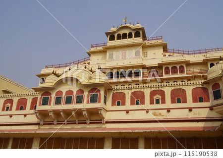 インド ジャイプール シティパレスのチャンドラ・マハル インド ジャイプール シティパレスのチャンドラ・マハル 115190538