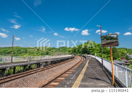 JR西日本関西線　月ケ瀬口駅　京都府南山城村 115190841