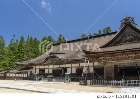 高野山金剛峯寺　主殿　大玄関 115191501