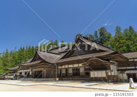 高野山金剛峯寺　主殿　大玄関と小玄関 115191503