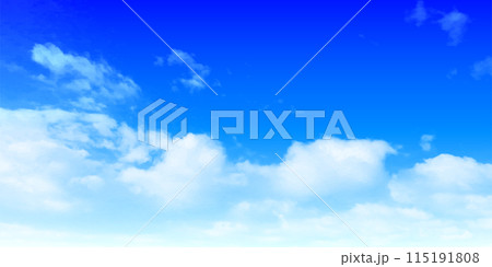 空　雲　自然　風景　背景 115191808