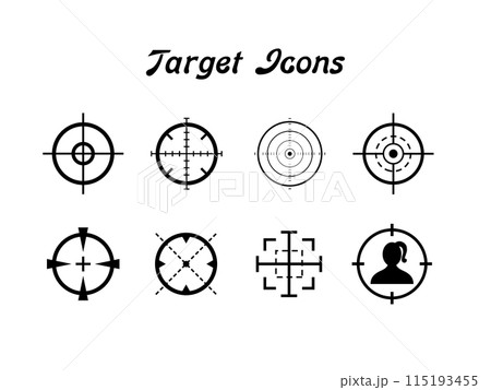 ターゲットのアイコン素材 115193455