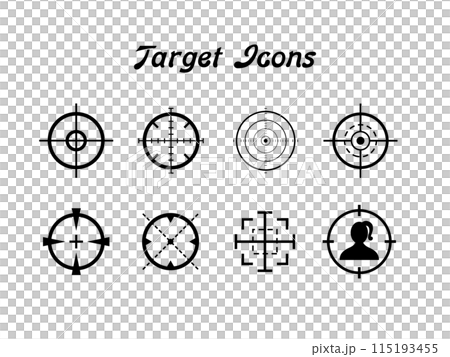 ターゲットのアイコン素材 115193455